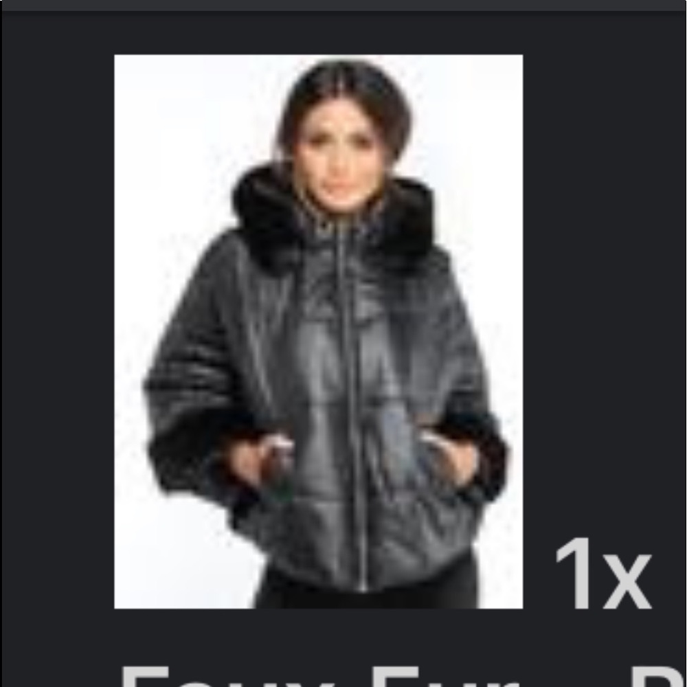 Anatomie Cordelia Puffy Cape with Faux Fur
